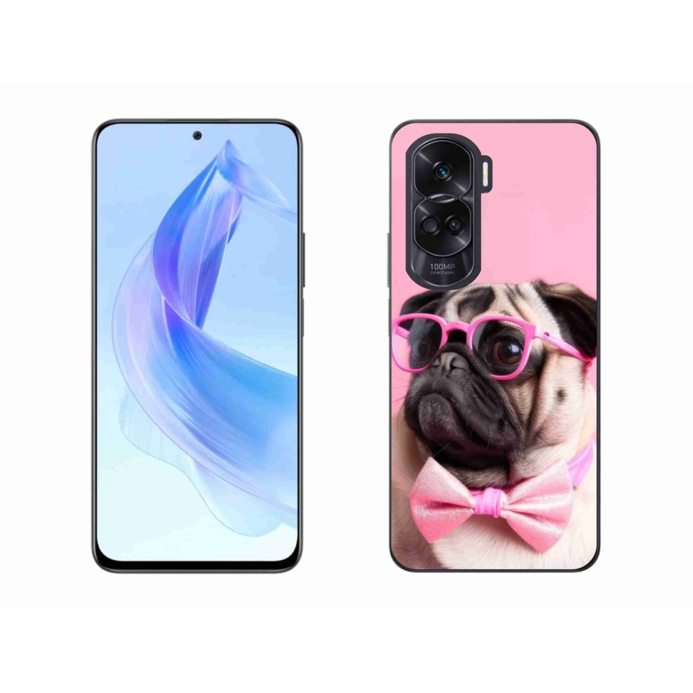 Gelový kryt mmCase na Honor 90 Lite - stylový mops