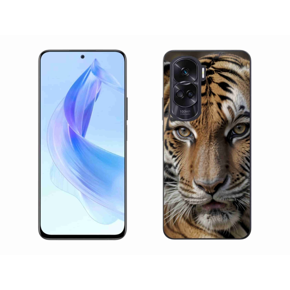 Gelový kryt mmCase na Honor 90 Lite - tygří pohled