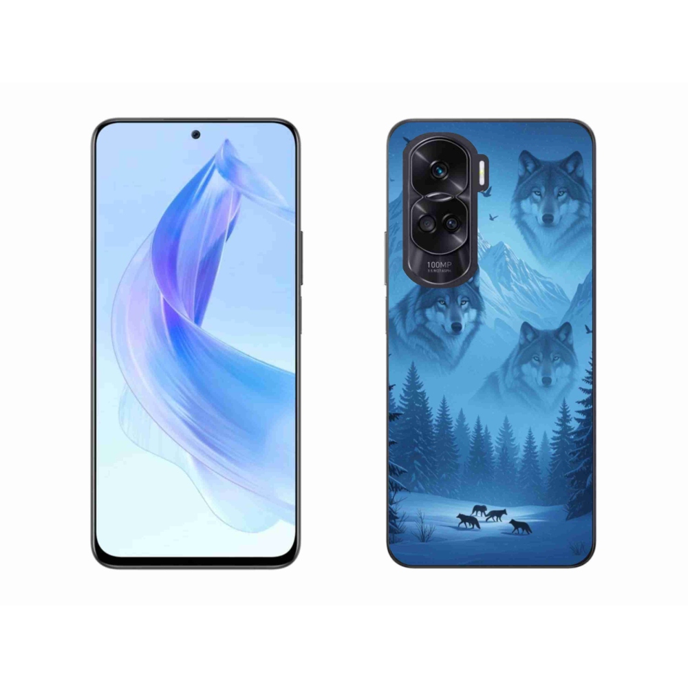 Gelový kryt mmCase na Honor 90 Lite - vlčí smečka