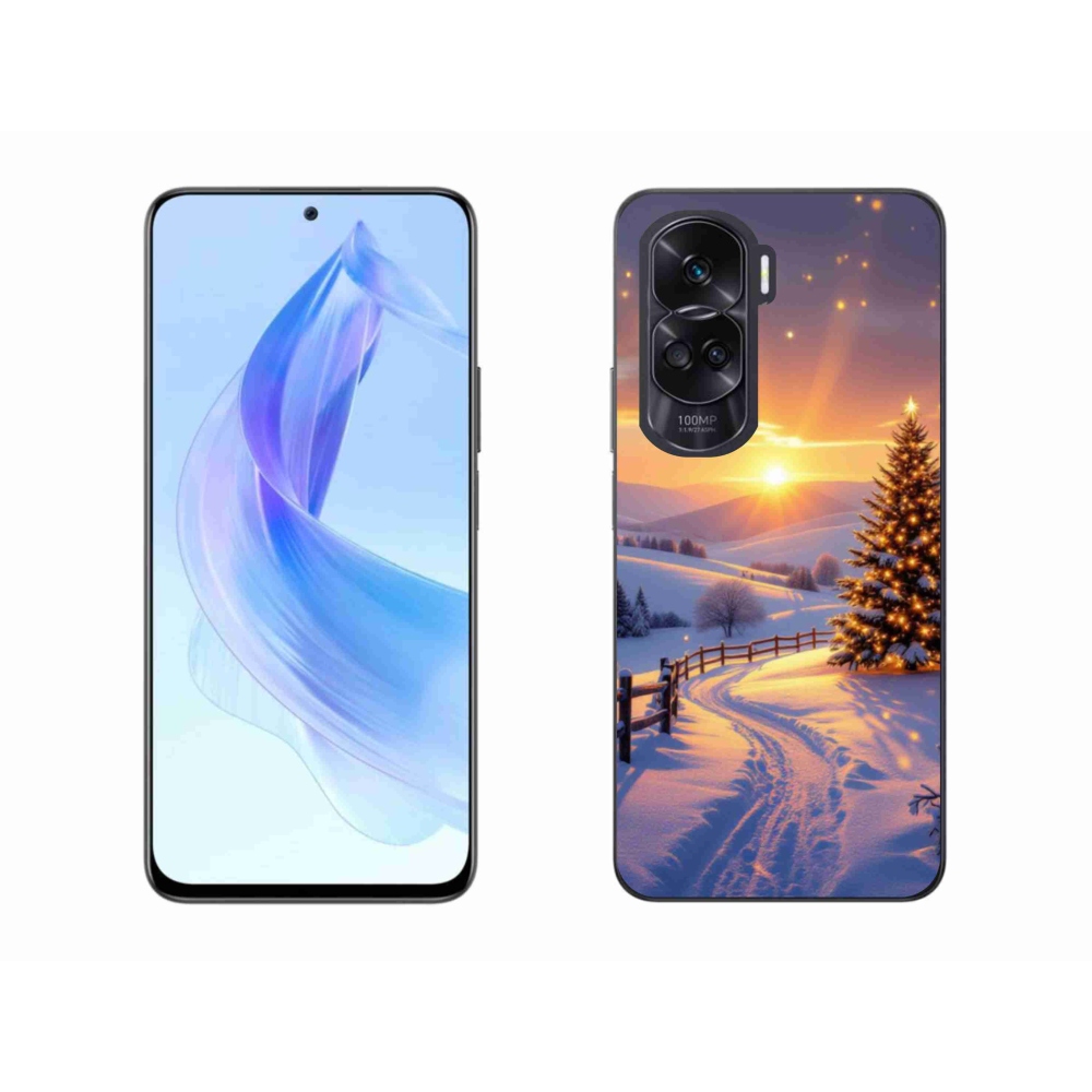 Gelový kryt mmCase na Honor 90 Lite - zimní krajina
