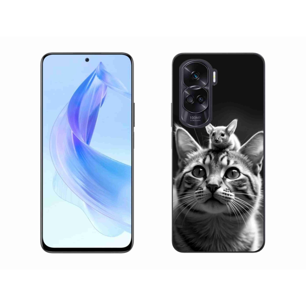 Gelový kryt mmCase na Honor 90 Lite - zvířecí přátelství 2