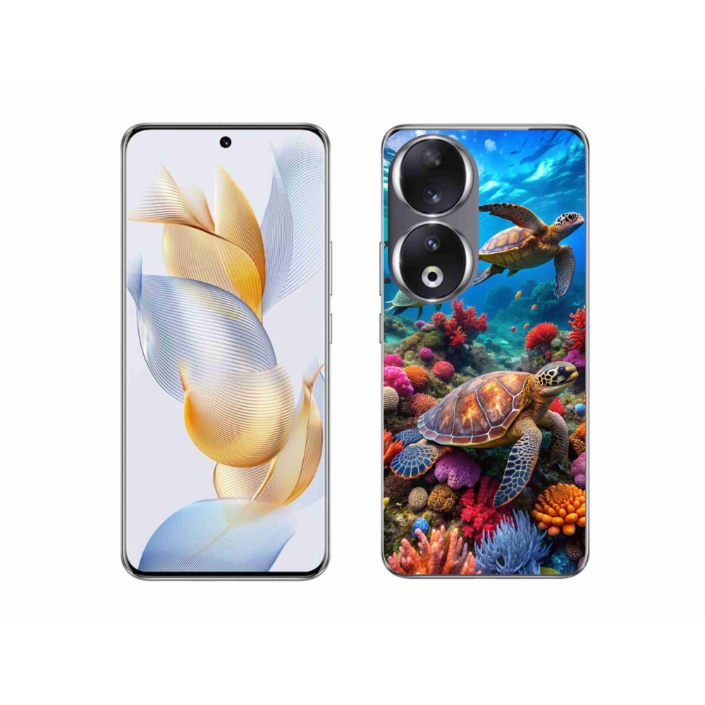 Gelový kryt mmCase na Honor 90 - mořský svět 2