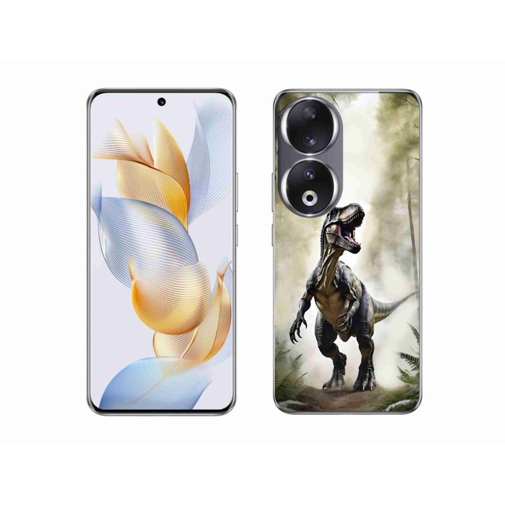 Gelový kryt mmCase na Honor 90 - naštvaný T-Rex