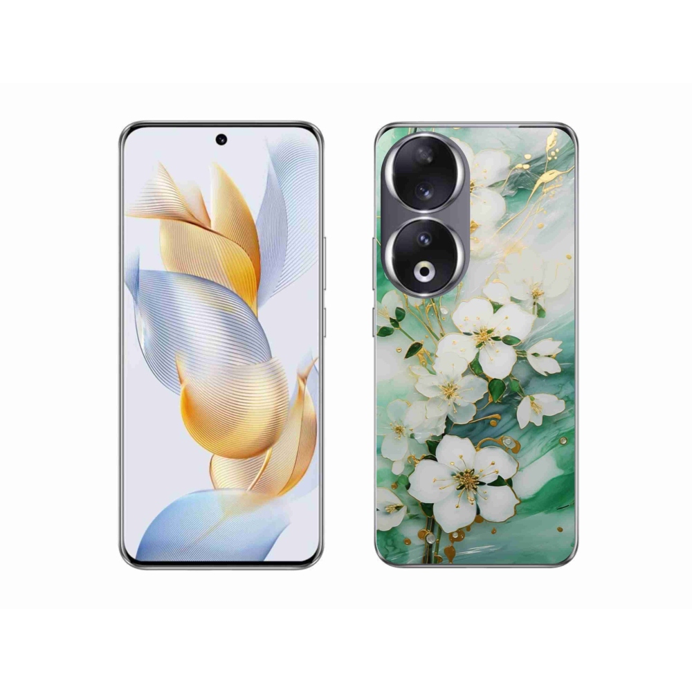 Gelový kryt mmCase na Honor 90 - něžné květy