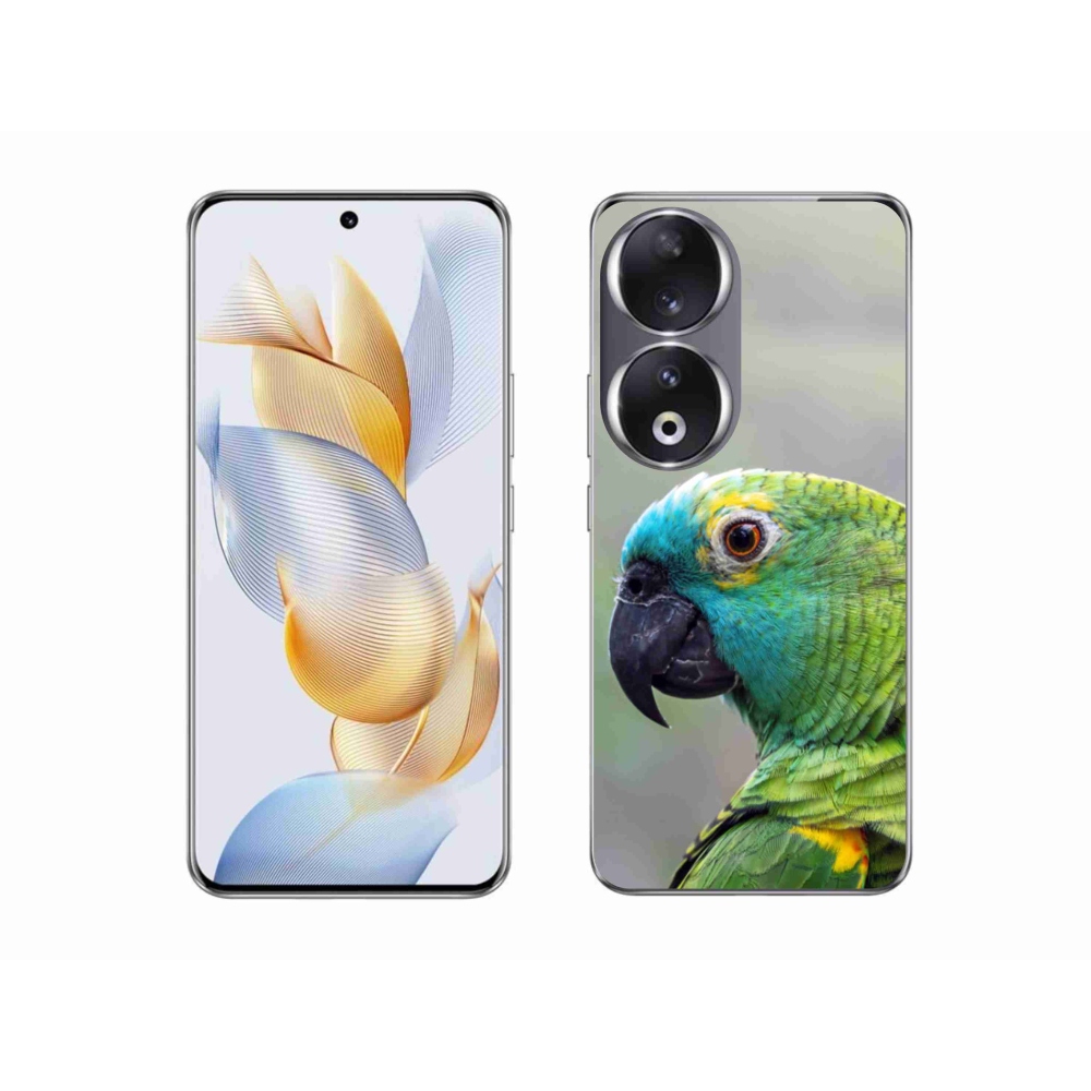 Gelový kryt mmCase na Honor 90 - papoušek amazoňan
