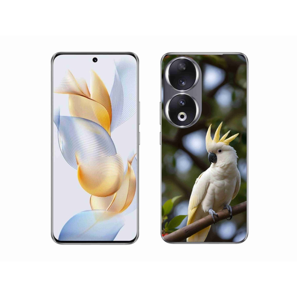 Gelový kryt mmCase na Honor 90 - papoušek kakadu 3