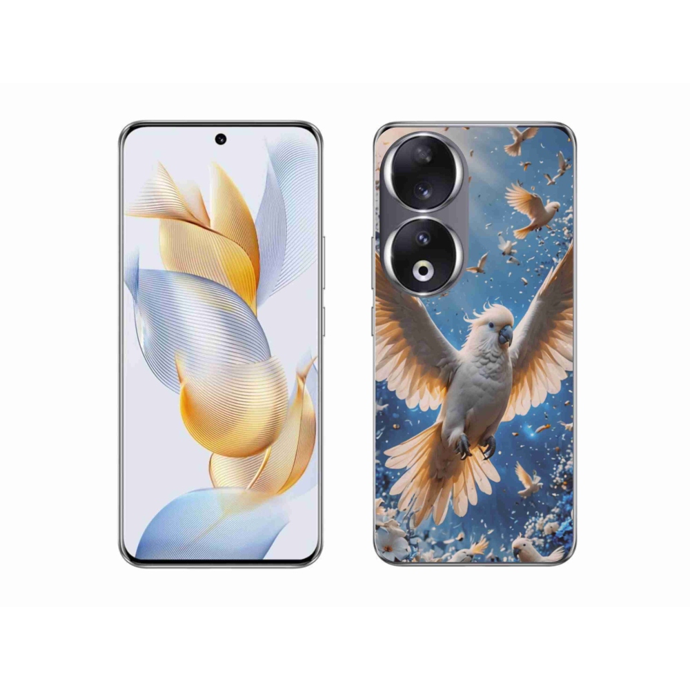 Gelový kryt mmCase na Honor 90 - papoušek kakadu