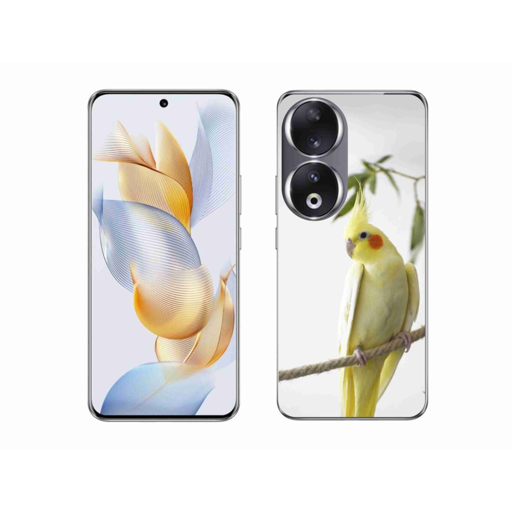 Gelový kryt mmCase na Honor 90 - papoušek korela chocholatá