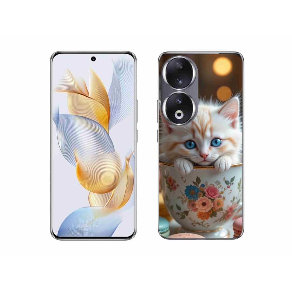 Gelový kryt mmCase na Honor 90 - roztomilé kotě 6