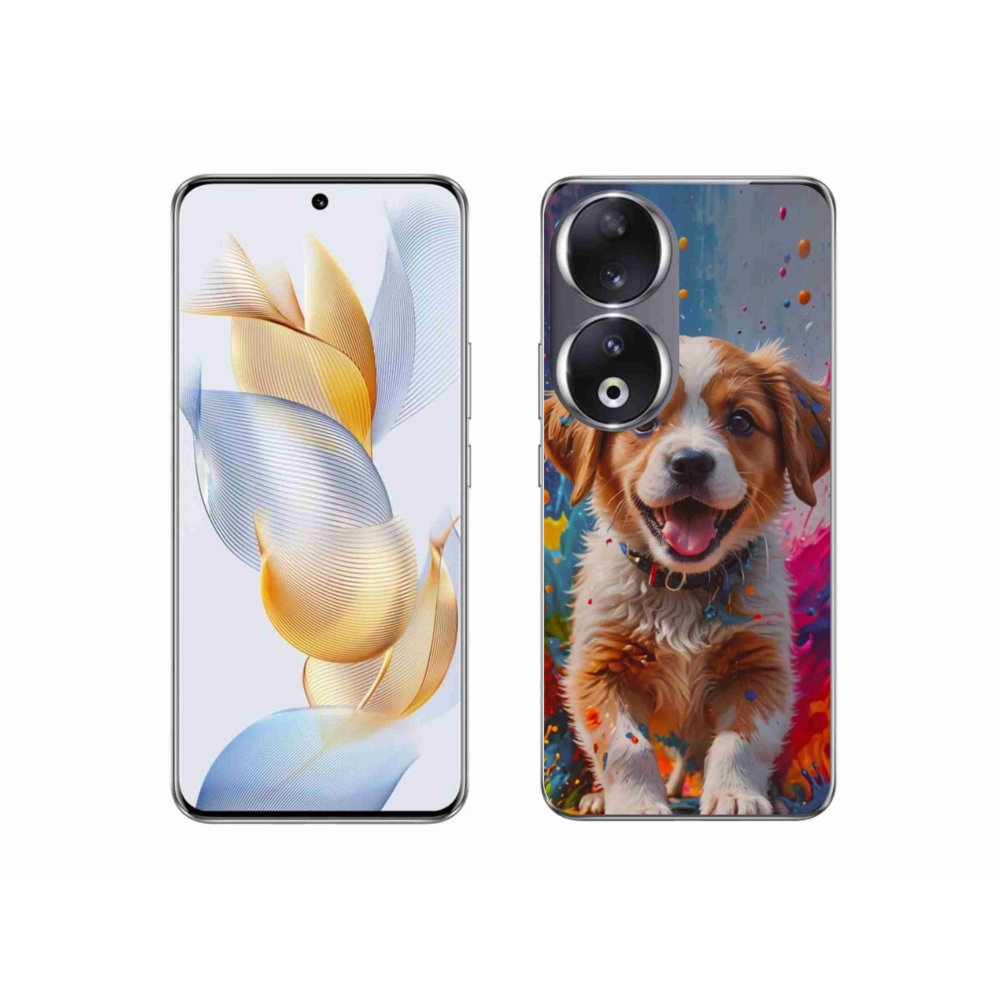 Gelový kryt mmCase na Honor 90 - roztomilé štěně 3