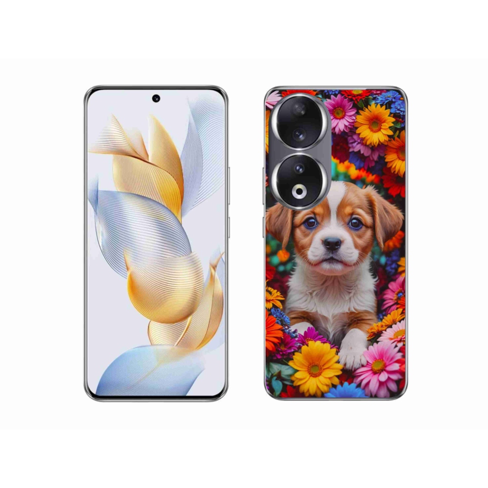 Gelový kryt mmCase na Honor 90 - roztomilé štěně