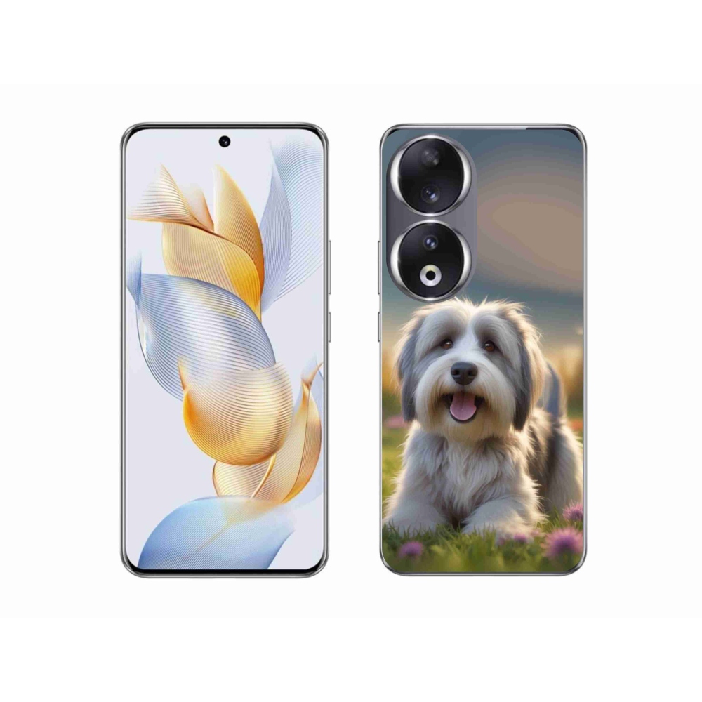 Gelový kryt mmCase na Honor 90 - roztomilý havanský psík