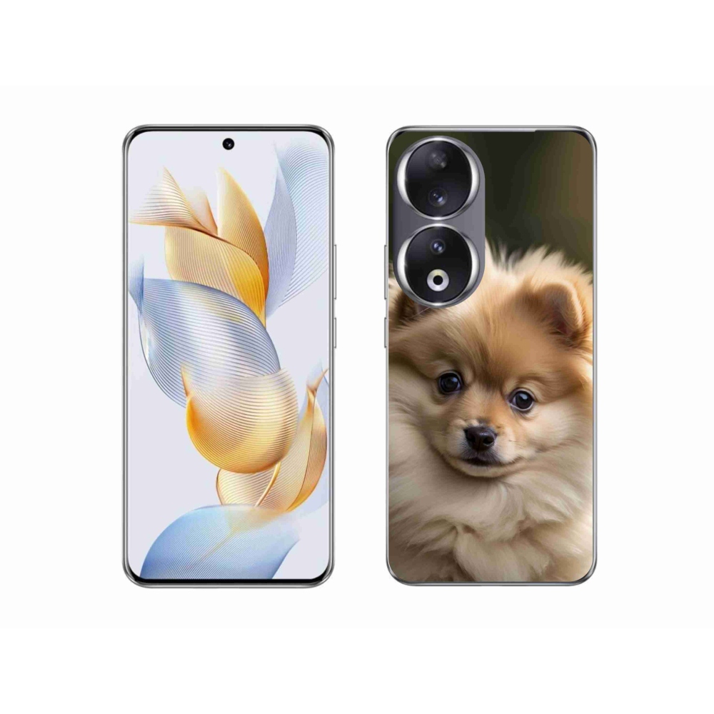 Gelový kryt mmCase na Honor 90 - roztomilý pomeranian 2