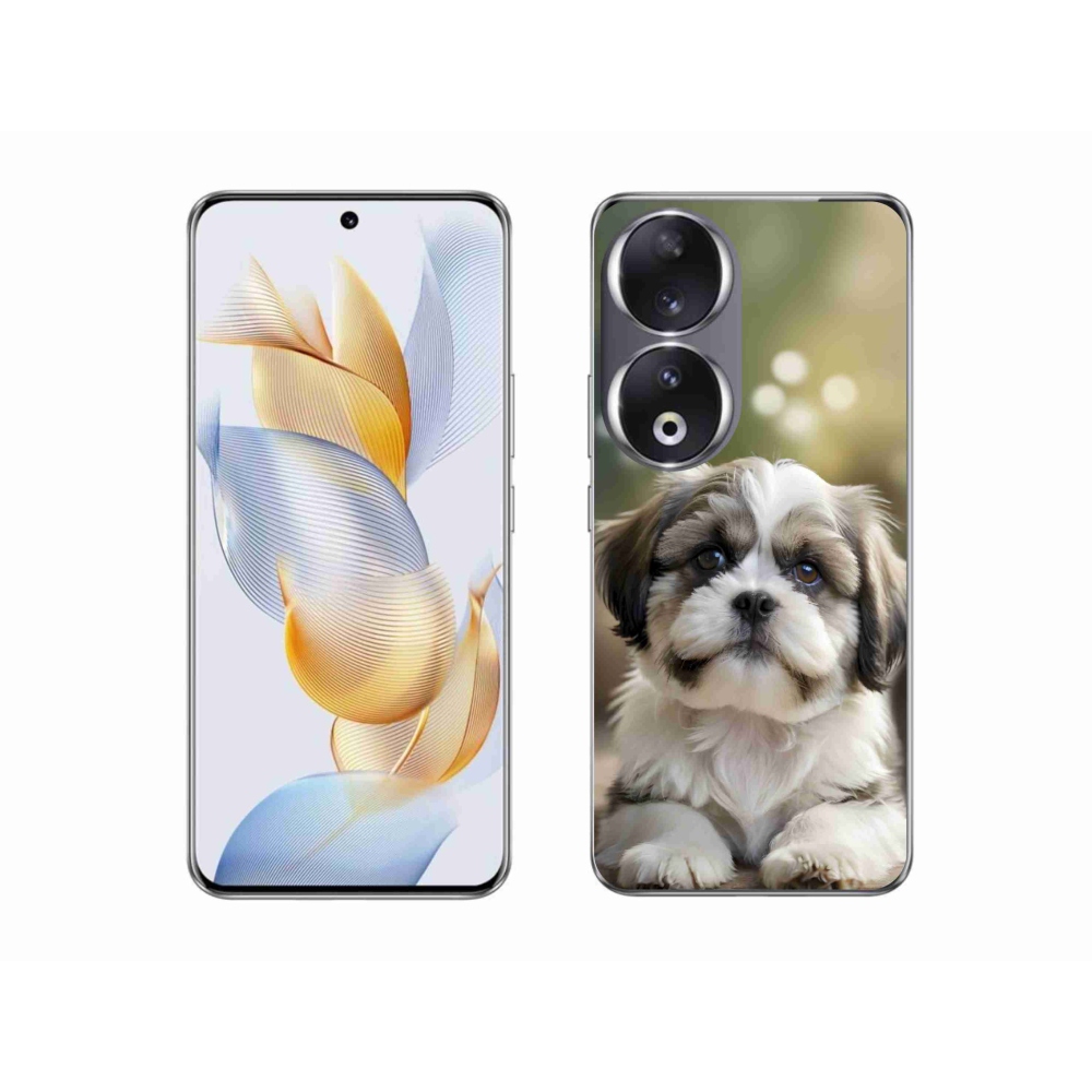 Gelový kryt mmCase na Honor 90 - roztomilý shih-tzu