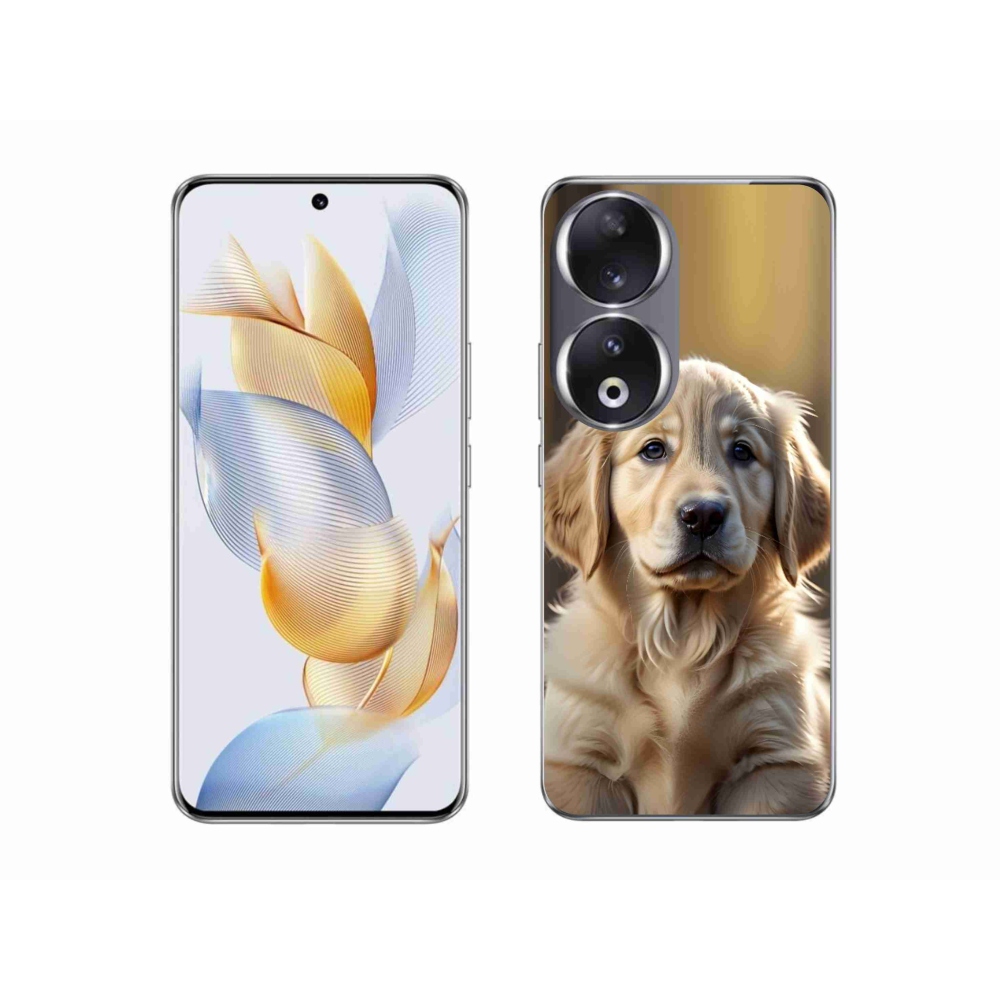 Gelový kryt mmCase na Honor 90 - roztomilý zlatý retrívr