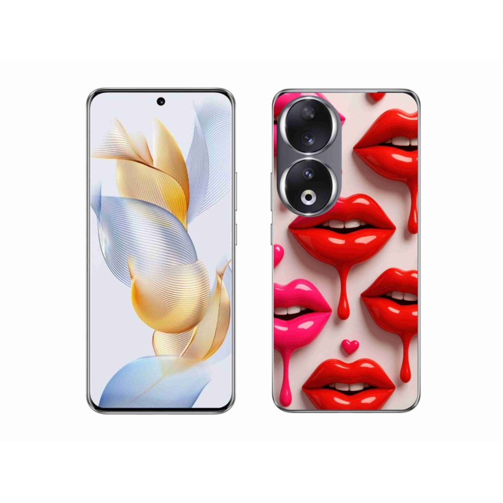 Gelový kryt mmCase na Honor 90 - rty 2