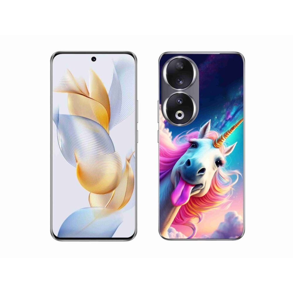 Gelový kryt mmCase na Honor 90 - šílený jednorožec