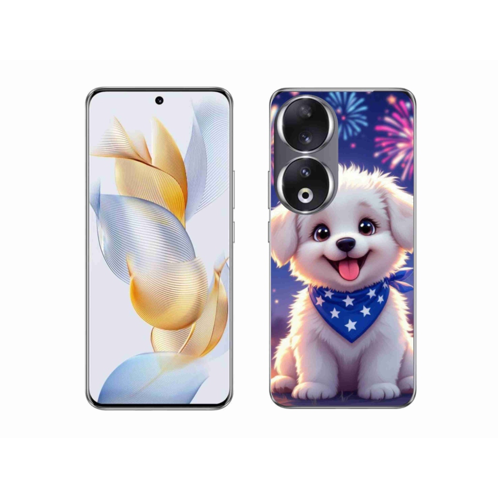 Gelový kryt mmCase na Honor 90 - slavnostní štěně