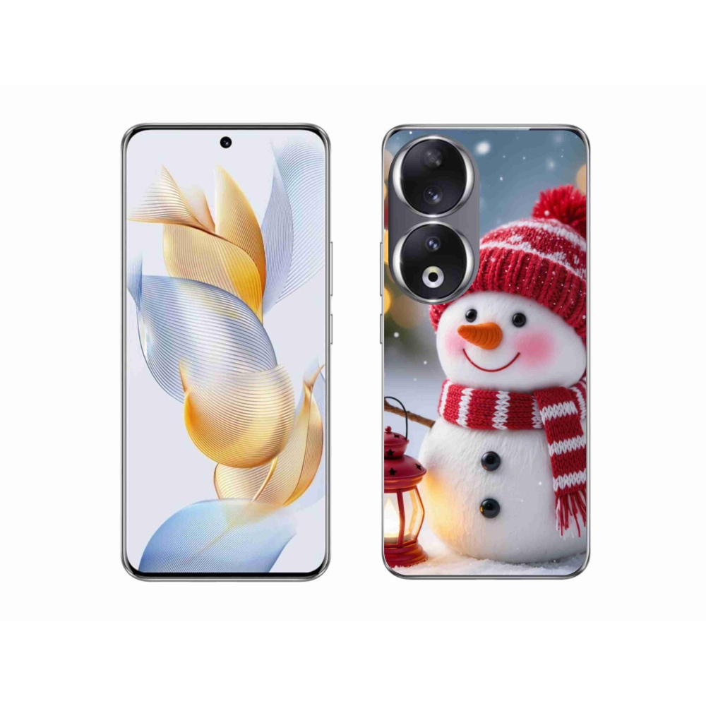 Gelový kryt mmCase na Honor 90 - sněhulák 2