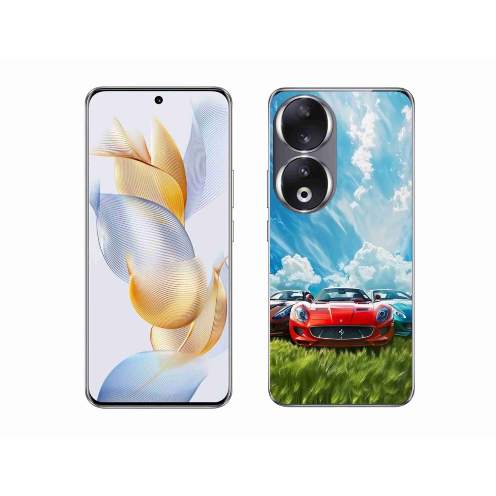 Gelový kryt mmCase na Honor 90 - sportovní vozy
