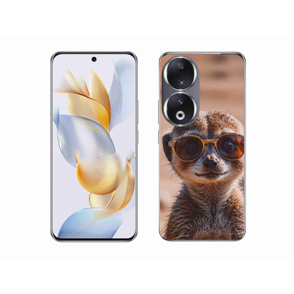 Gelový kryt mmCase na Honor 90 - stylová surikata