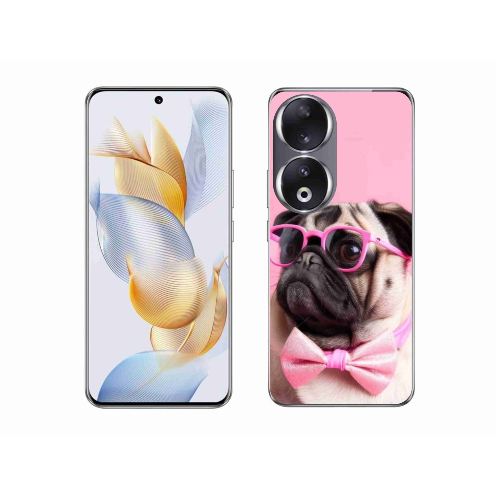 Gelový kryt mmCase na Honor 90 - stylový mops