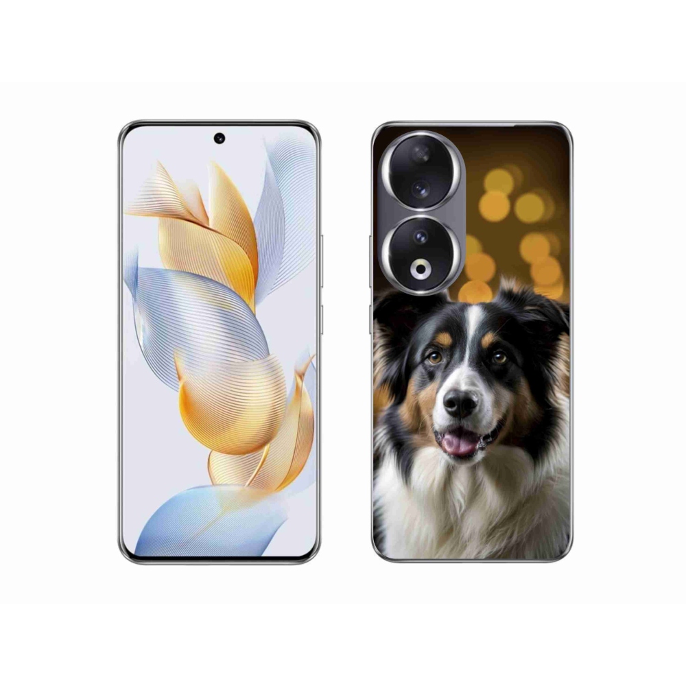 Gelový kryt mmCase na Honor 90 - usměvavý australský ovčák