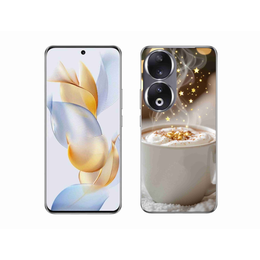 Gelový kryt mmCase na Honor 90 - vánoční horký nápoj