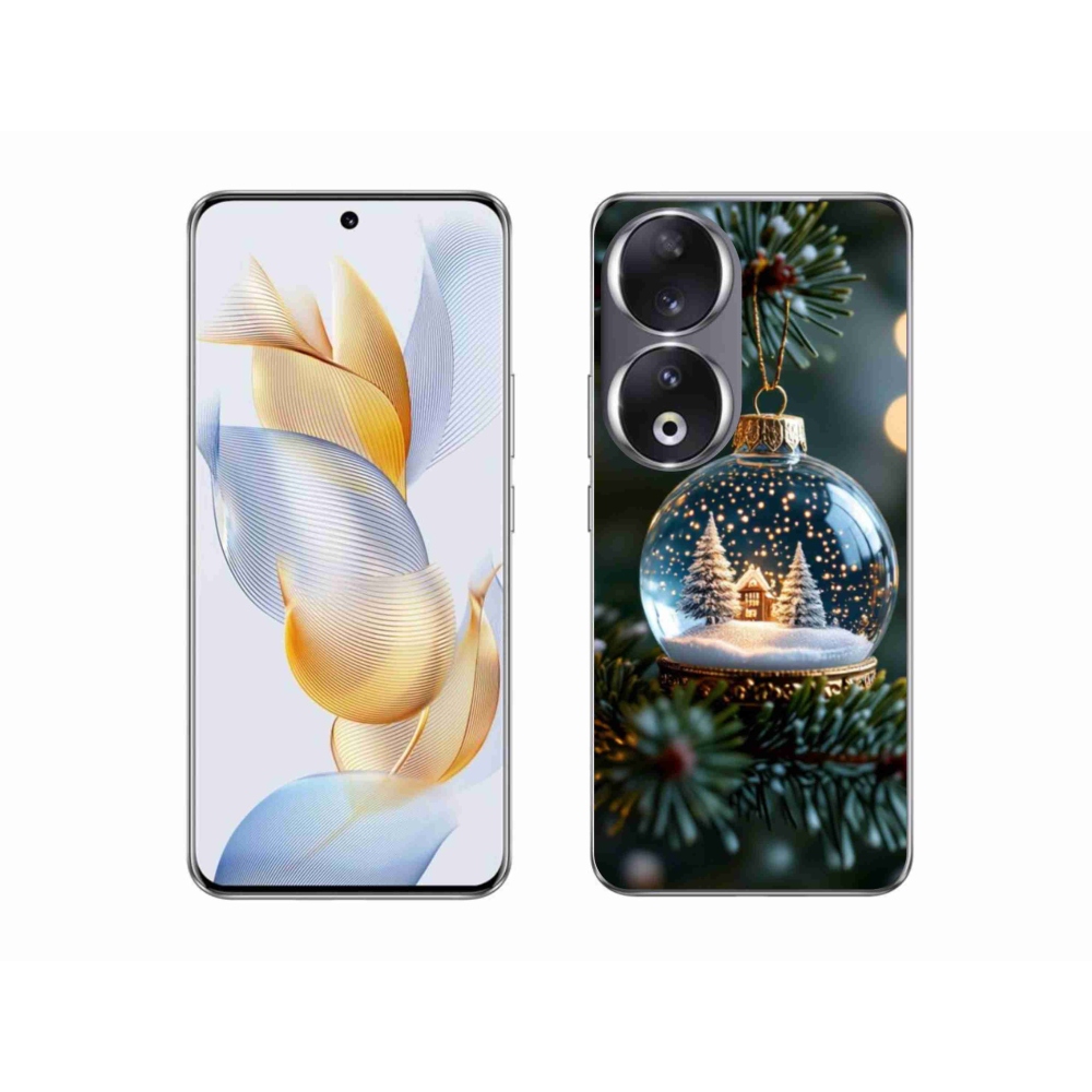Gelový kryt mmCase na Honor 90 - vánoční koule 2