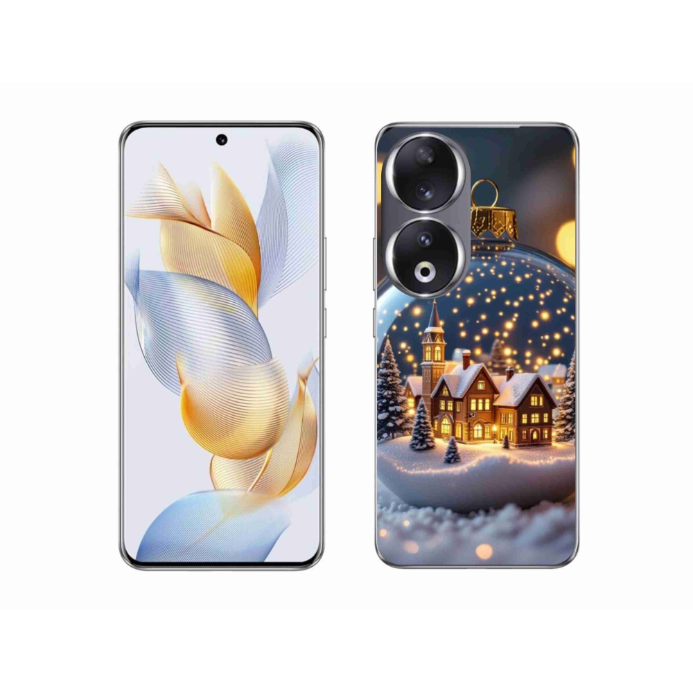 Gelový kryt mmCase na Honor 90 - vánoční koule 4