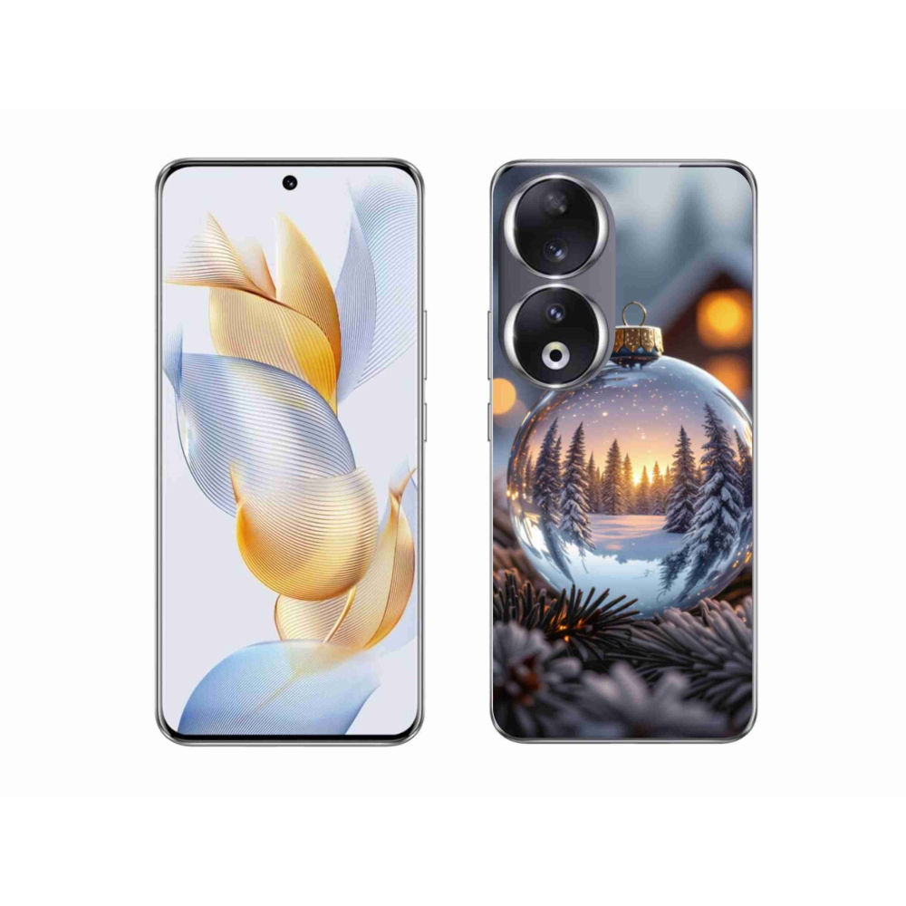 Gelový kryt mmCase na Honor 90 - vánoční ozdoba