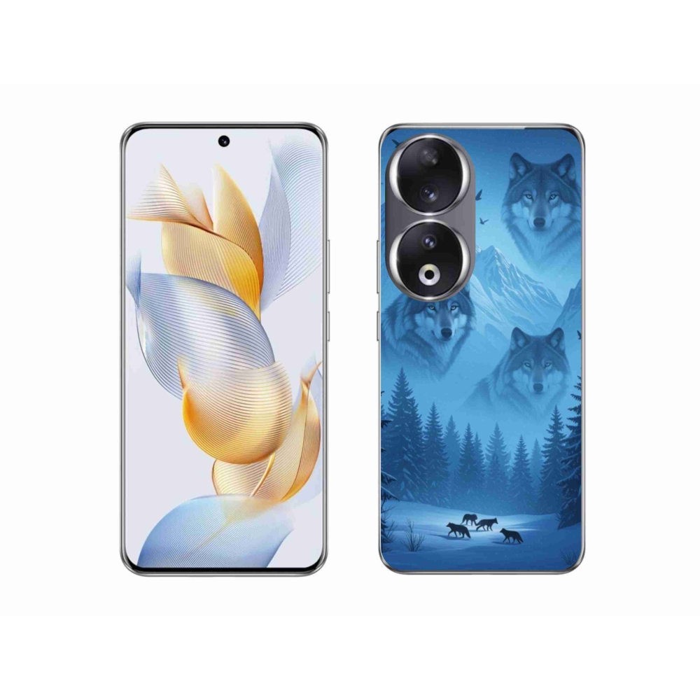 Gelový kryt mmCase na Honor 90 - vlčí smečka