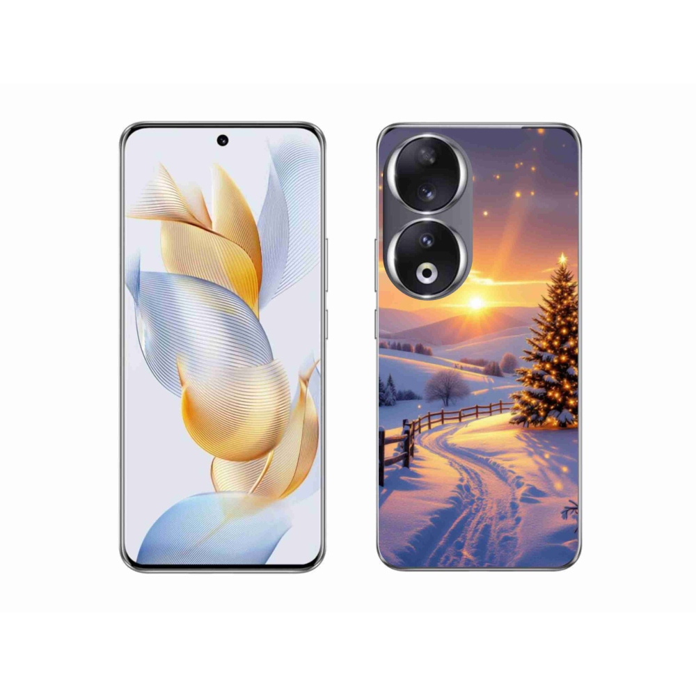 Gelový kryt mmCase na Honor 90 - zimní krajina