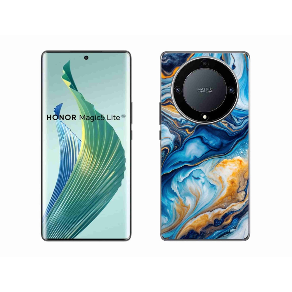 Gelový kryt mmCase na Honor Magic 5 Lite 5G - abstraktní motiv 34