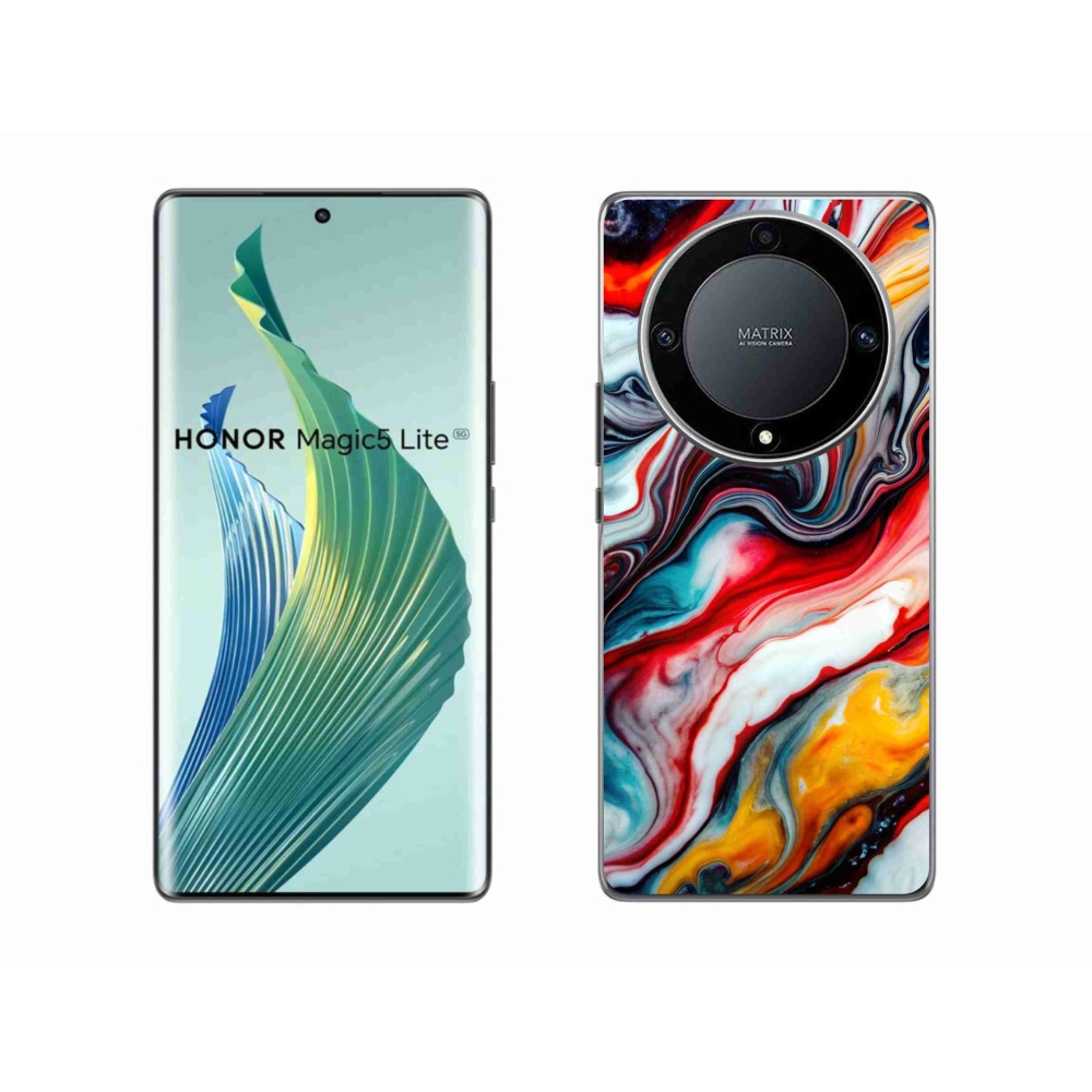 Gelový kryt mmCase na Honor Magic 5 Lite 5G - abstraktní motiv 35