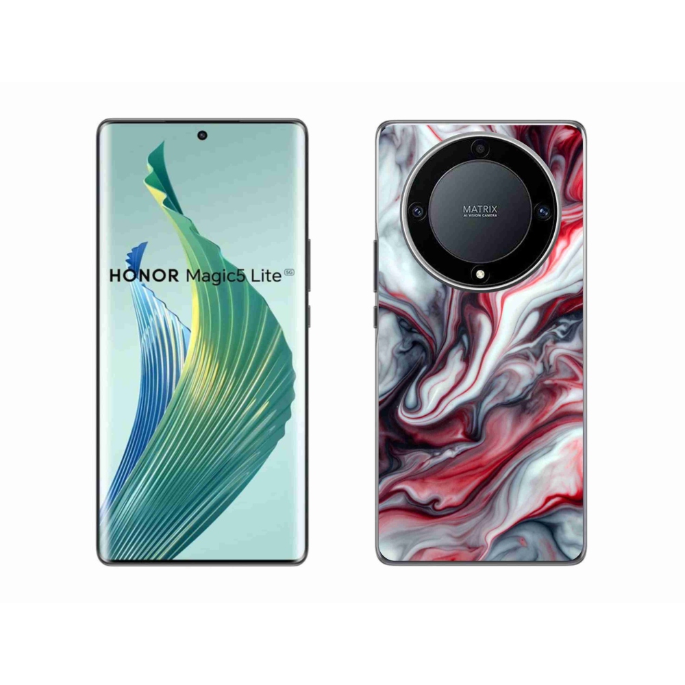 Gelový kryt mmCase na Honor Magic 5 Lite 5G - abstraktní motiv 37