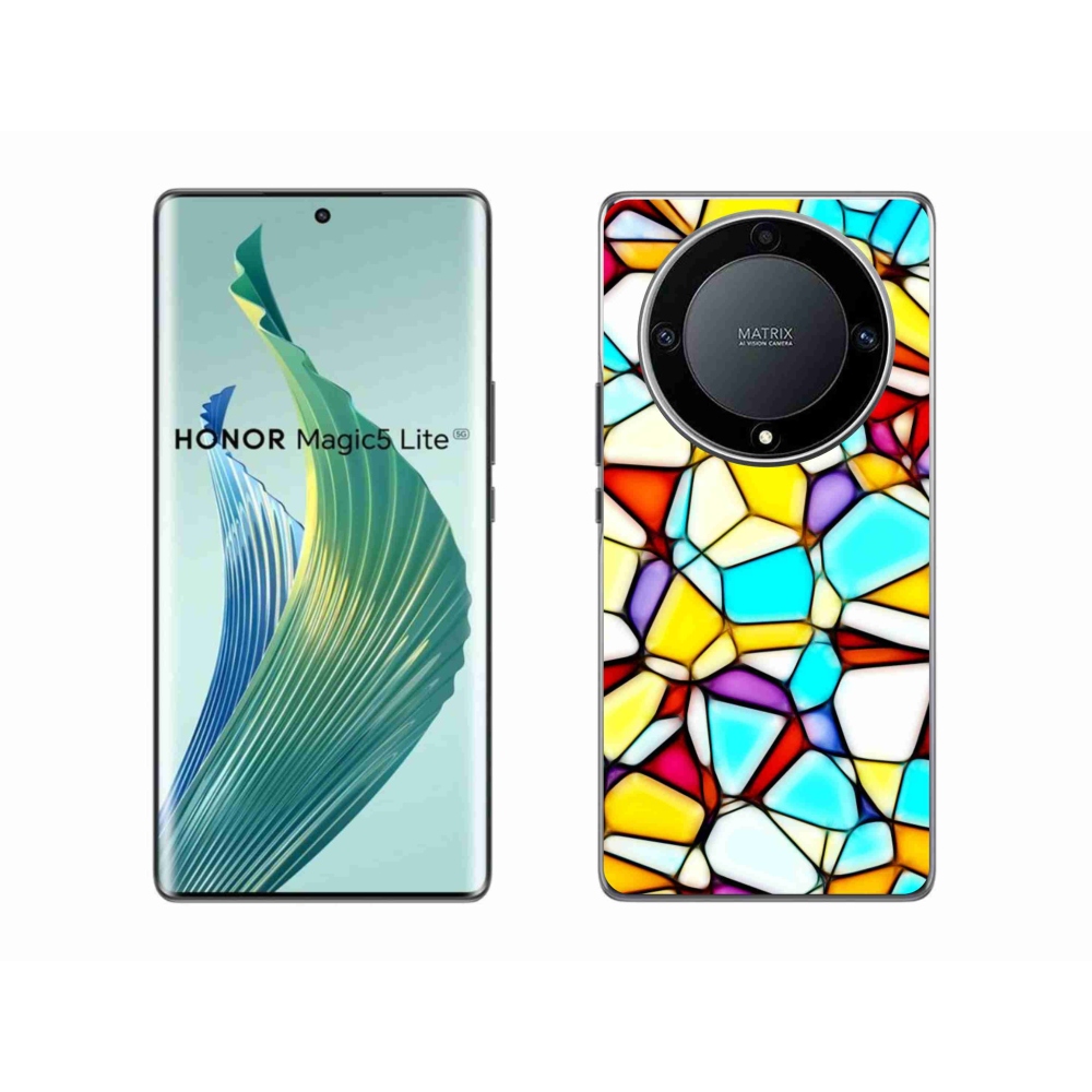Gelový kryt mmCase na Honor Magic 5 Lite 5G - abstraktní motiv 40