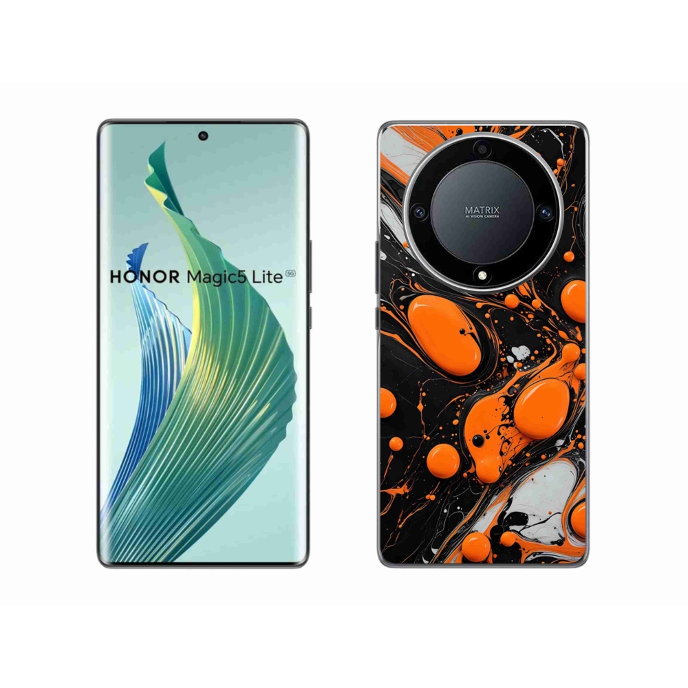 Gelový kryt mmCase na Honor Magic 5 Lite 5G - abstraktní motiv 41