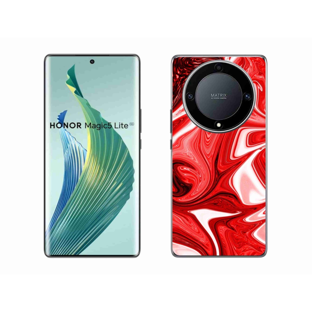 Gelový kryt mmCase na Honor Magic 5 Lite 5G - abstraktní motiv 43