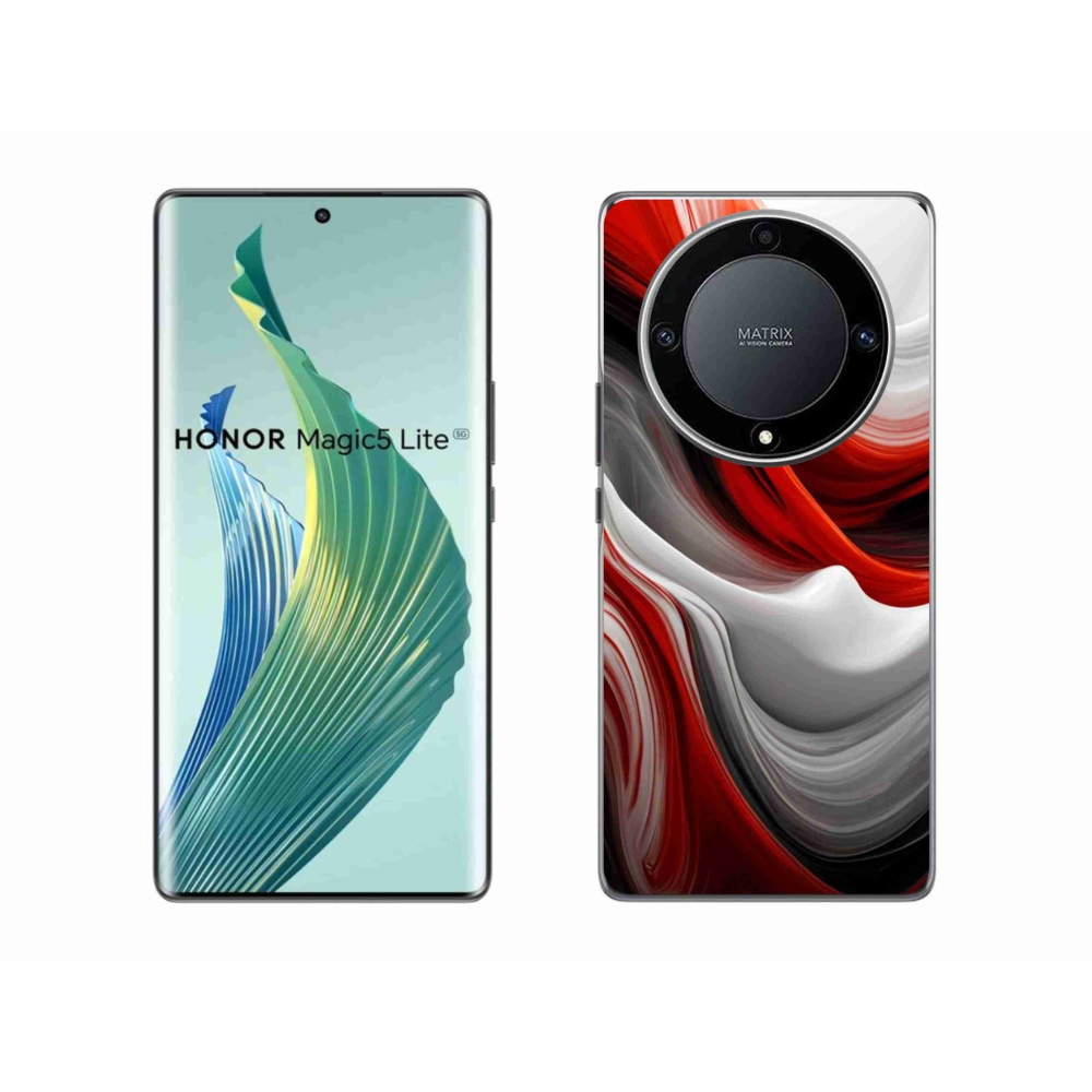 Gelový kryt mmCase na Honor Magic 5 Lite 5G - abstraktní motiv 47