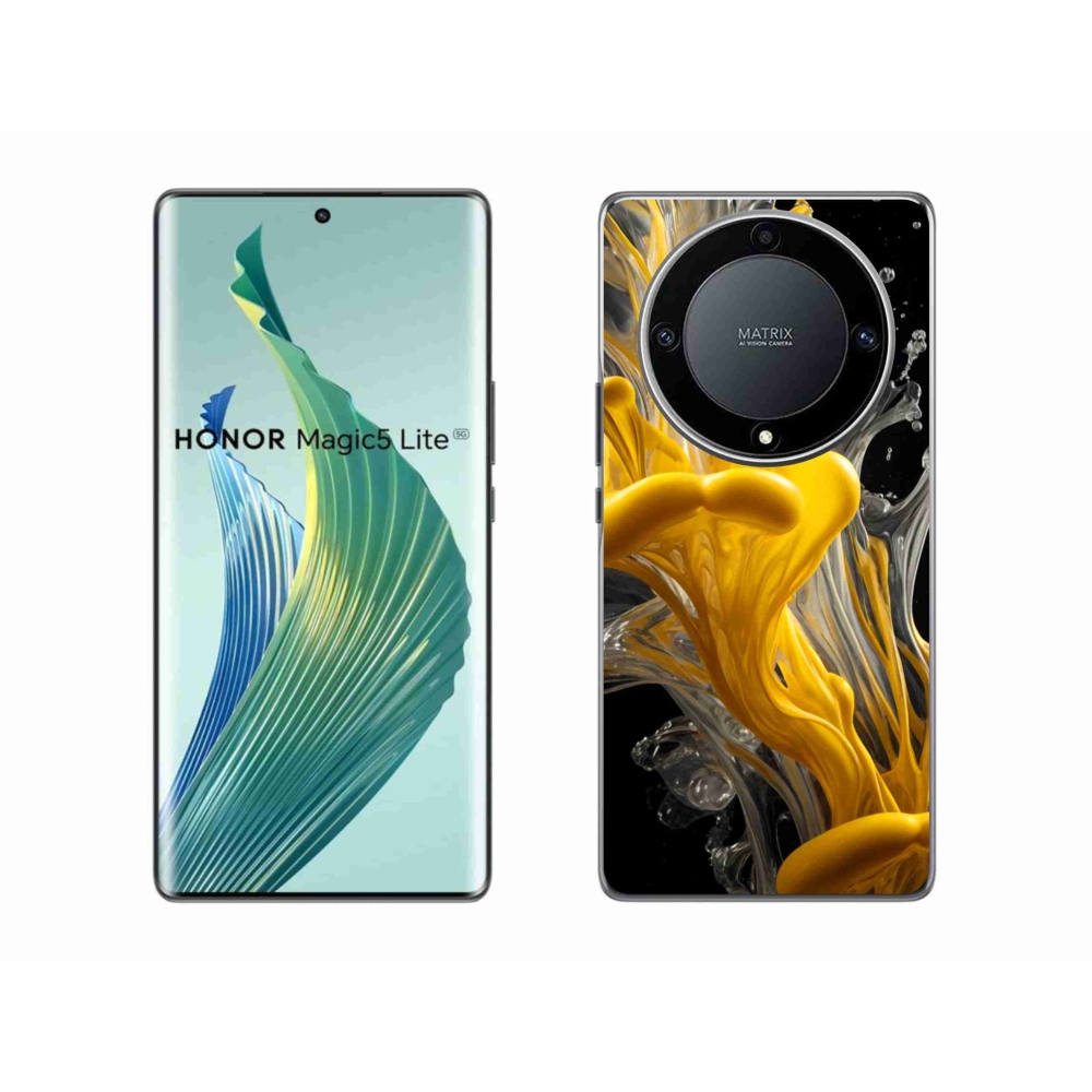 Gelový kryt mmCase na Honor Magic 5 Lite 5G - abstraktní motiv 48