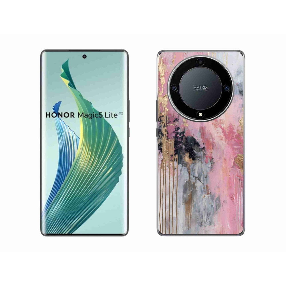 Gelový kryt mmCase na Honor Magic 5 Lite 5G - abstraktní motiv 49