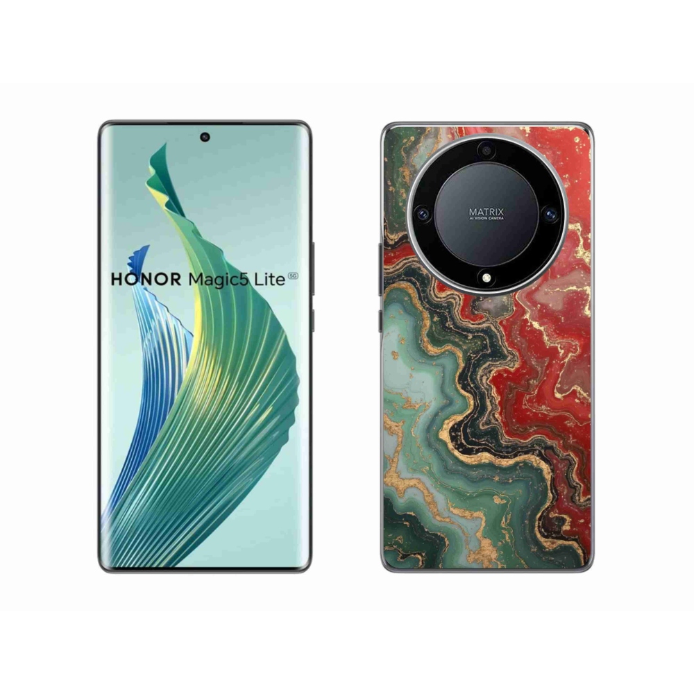 Gelový kryt mmCase na Honor Magic 5 Lite 5G - abstraktní motiv 55