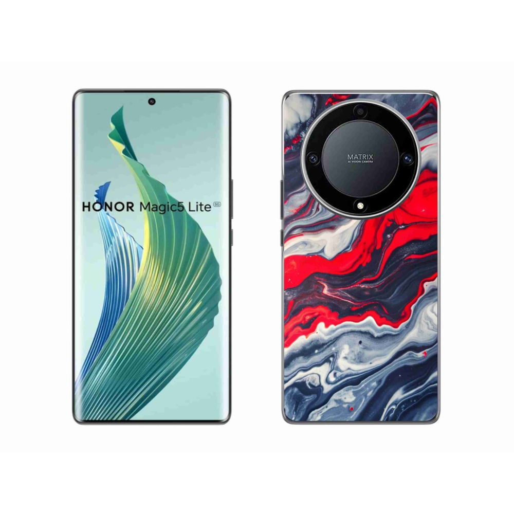 Gelový kryt mmCase na Honor Magic 5 Lite 5G - abstraktní motiv 59