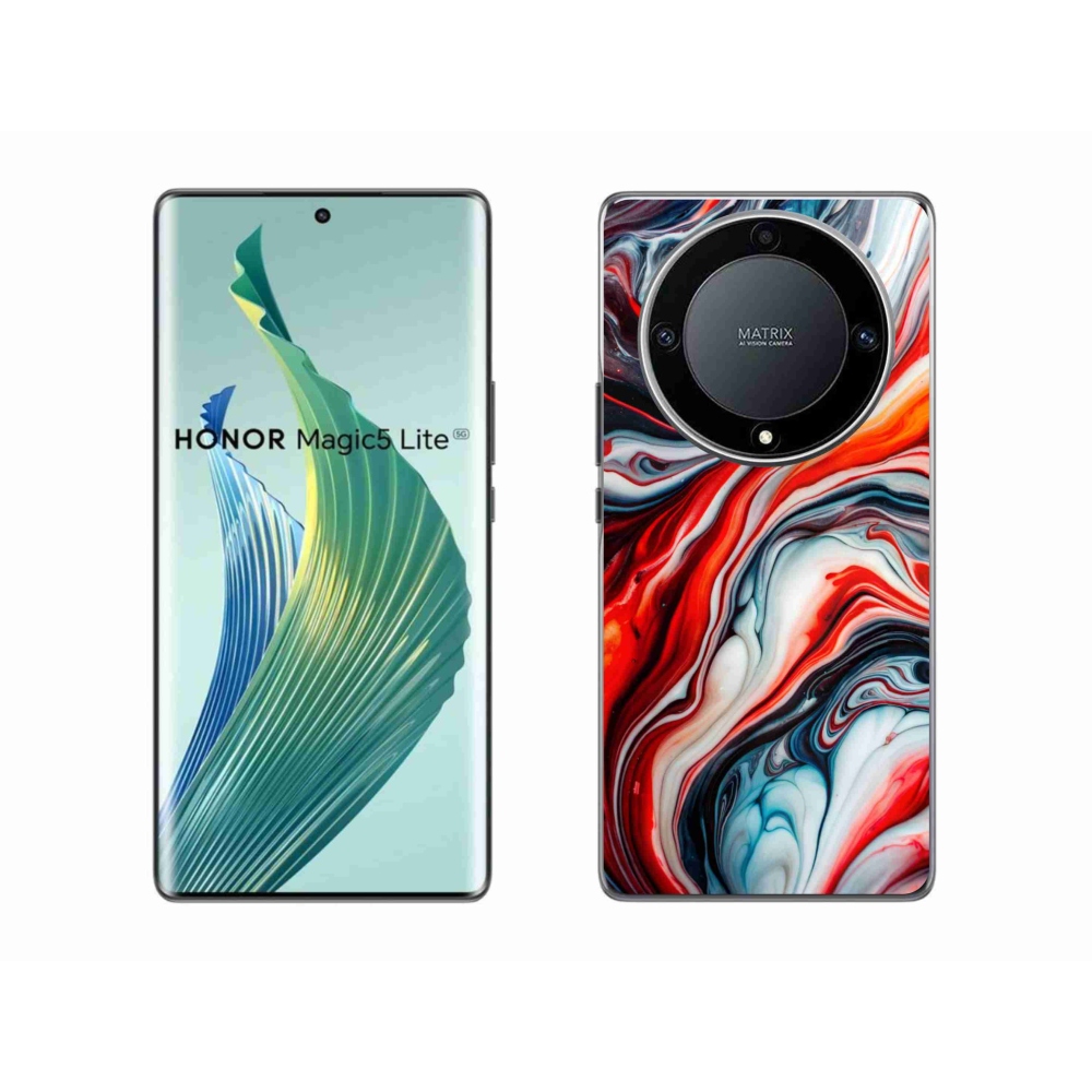 Gelový kryt mmCase na Honor Magic 5 Lite 5G - abstraktní motiv 63