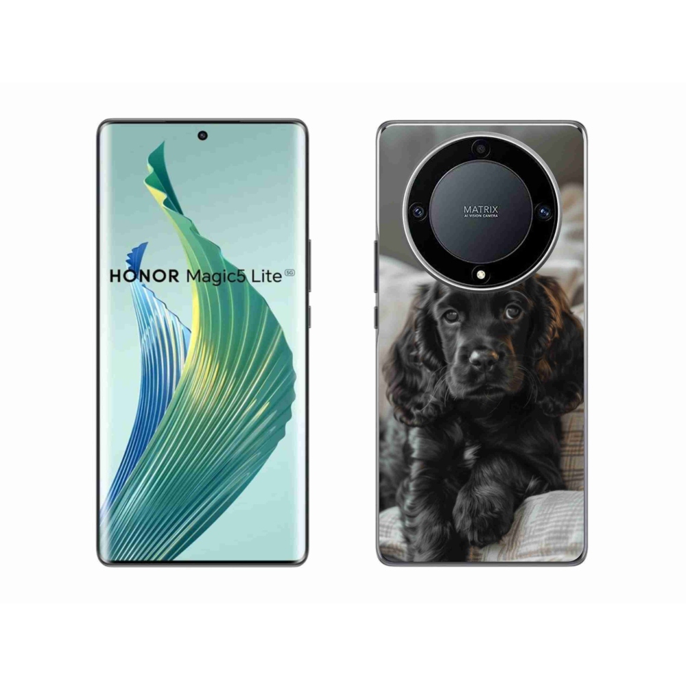 Gelový kryt mmCase na Honor Magic 5 Lite 5G - anglický kokršpaněl