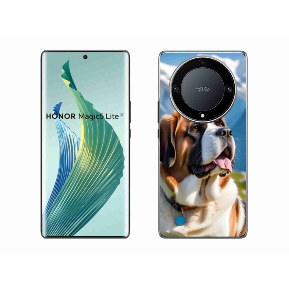 Gelový kryt mmCase na Honor Magic 5 Lite 5G - bernardýn