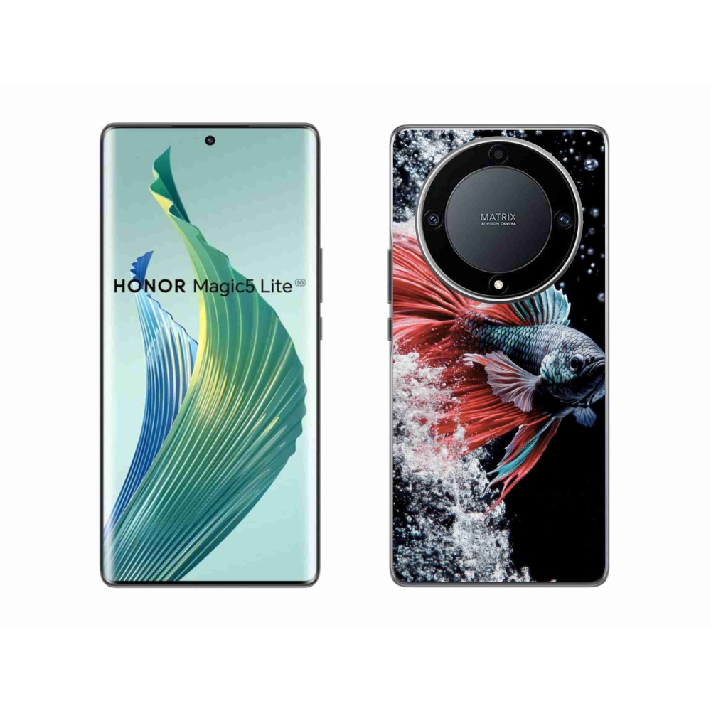 Gelový kryt mmCase na Honor Magic 5 Lite 5G - bojovnice pestrá