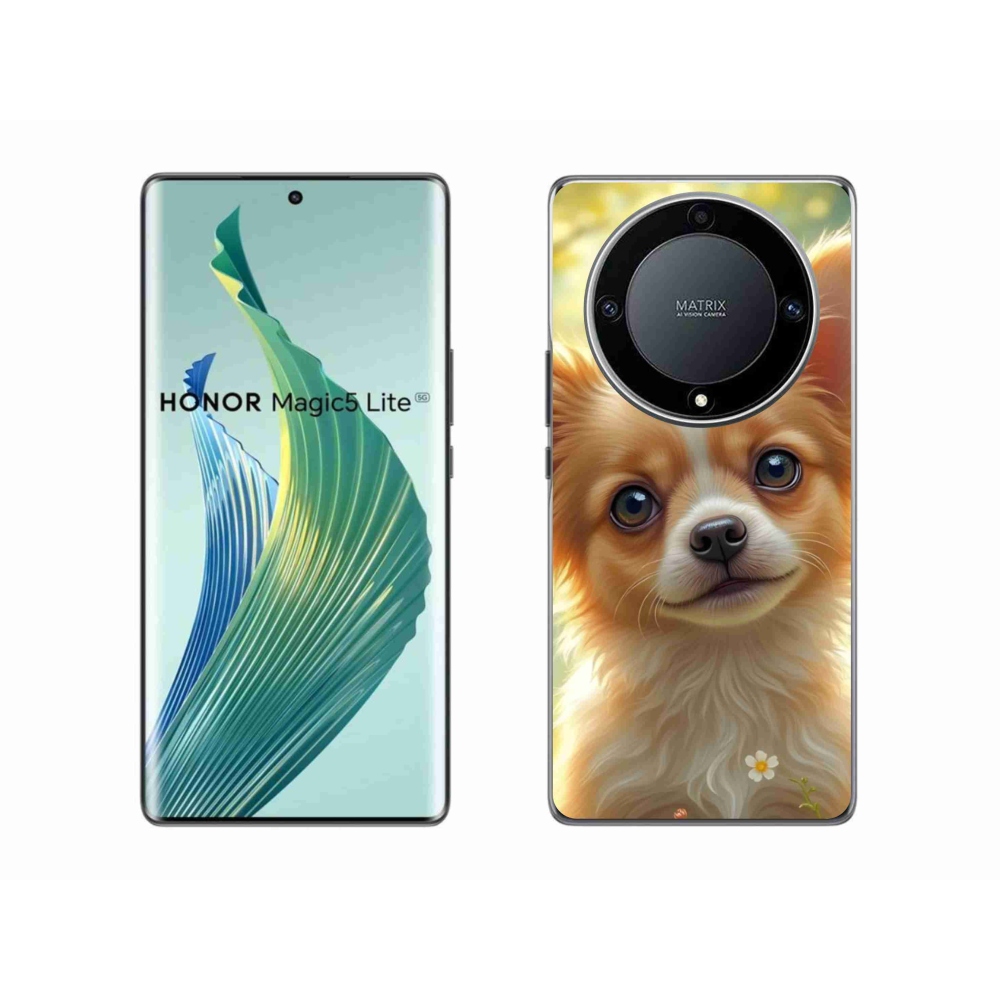 Gelový kryt mmCase na Honor Magic 5 Lite 5G - čivava 5