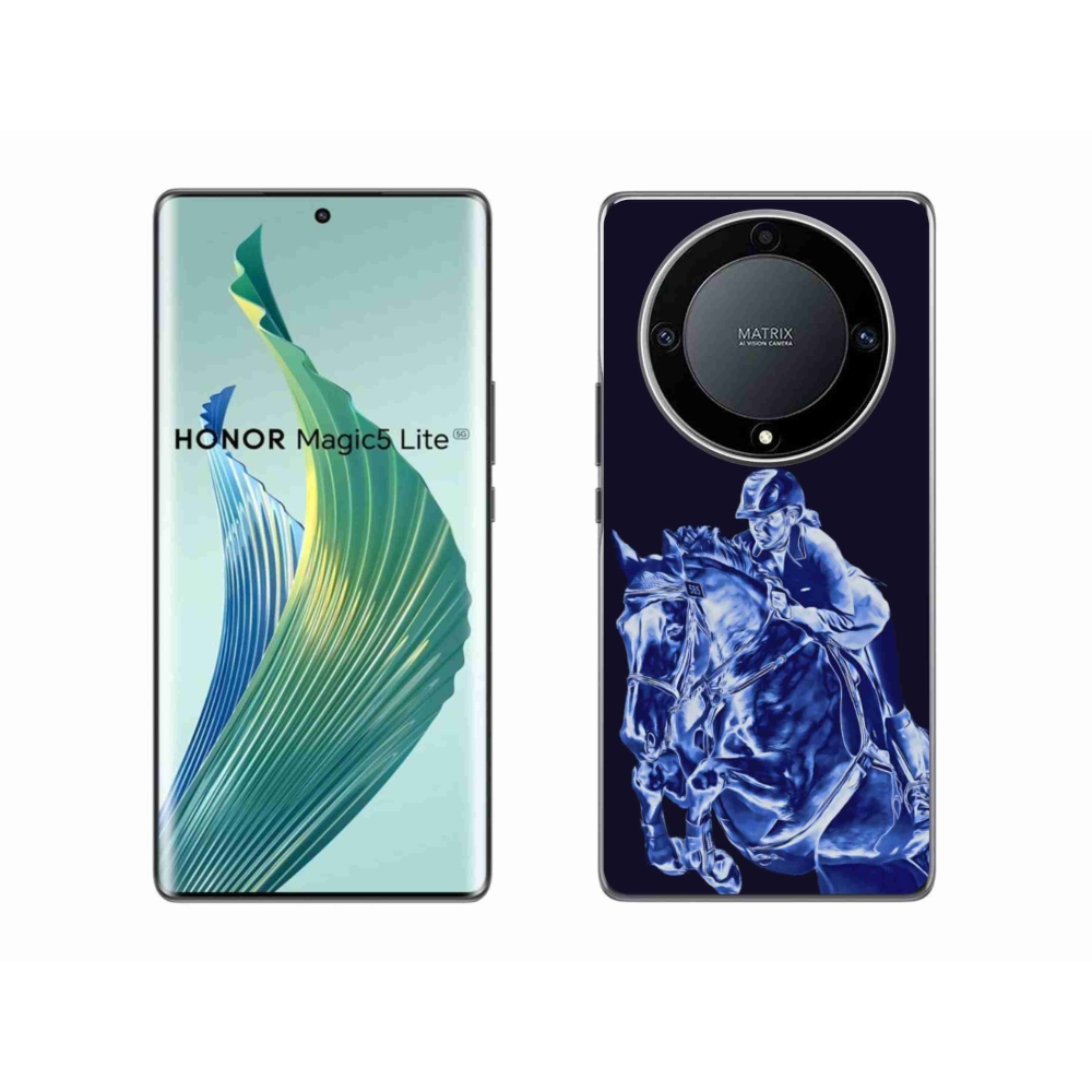 Gelový kryt mmCase na Honor Magic 5 Lite 5G - dostihový kůň